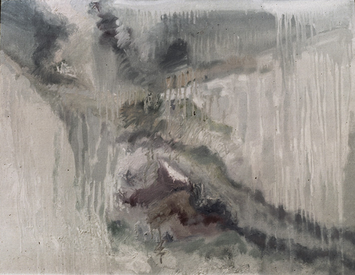 S.T - huile sur contreplaqué - 30F - 1 72